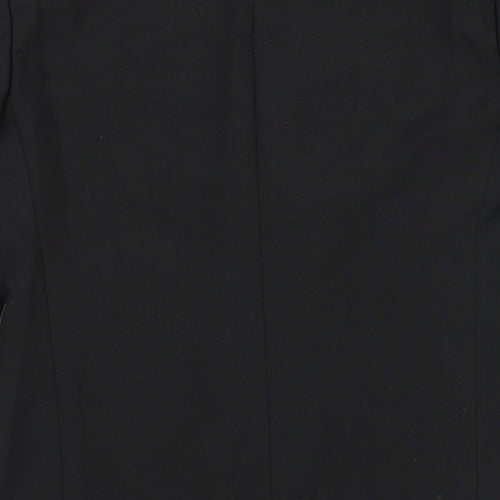 youngs Mens Black Cotton Tuxedo Suit Jacket Size 38 Regular