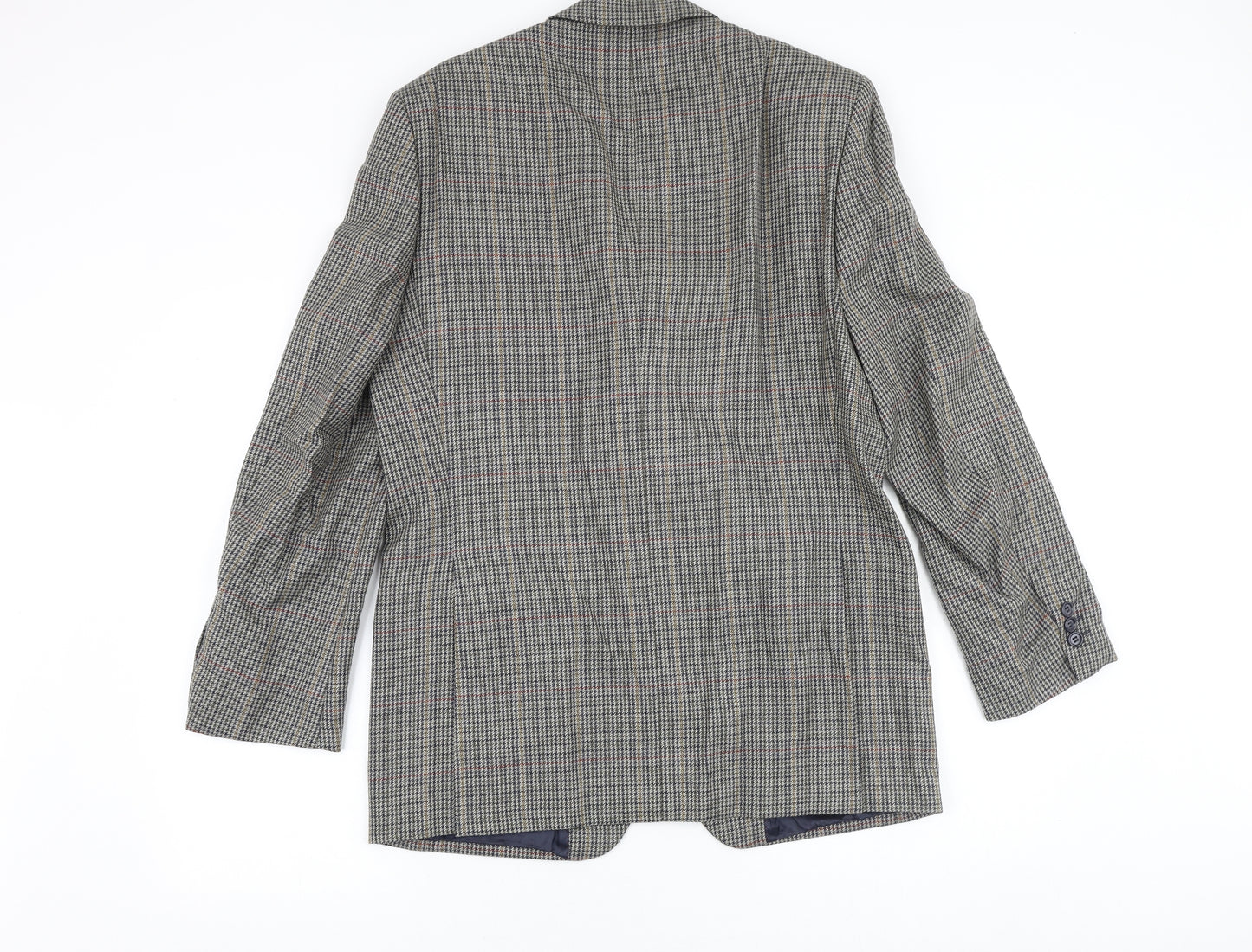 West Brook Mens Multicoloured Geometric Cotton Jacket Suit Jacket Size 38 Regular