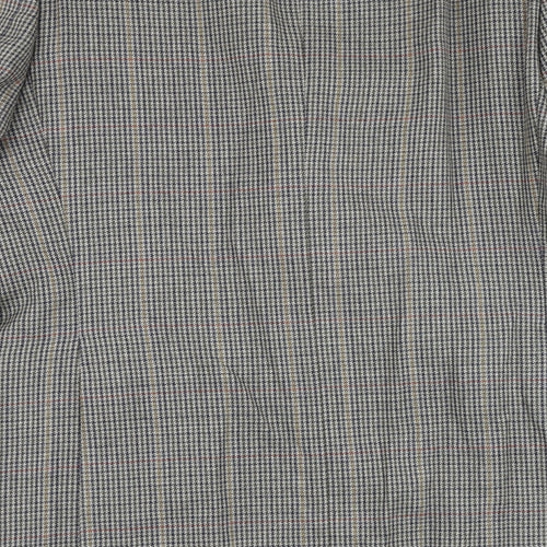 West Brook Mens Multicoloured Geometric Cotton Jacket Suit Jacket Size 38 Regular
