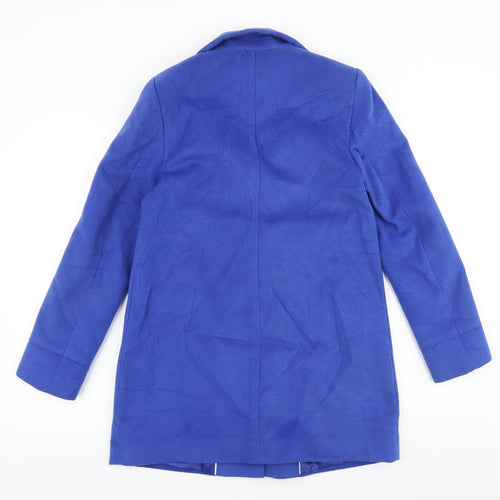 Marks and Spencer Womens Blue Jacket Size 8 Button