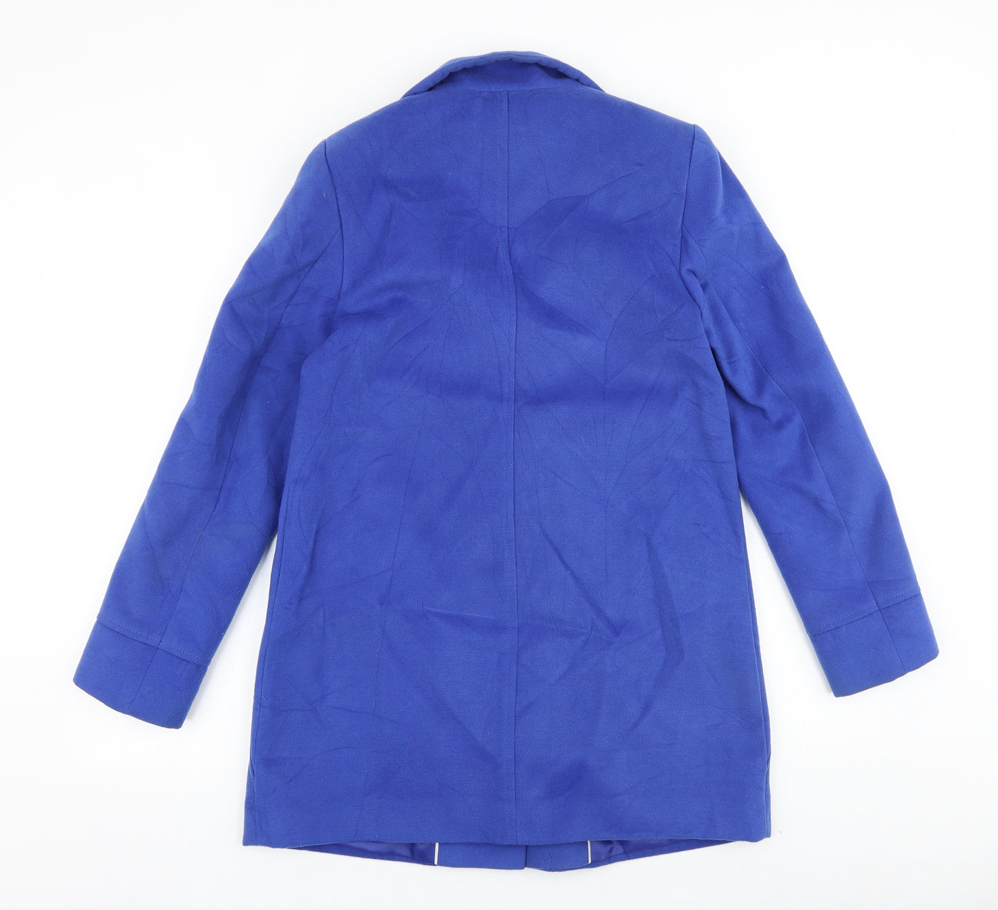 Marks and Spencer Womens Blue Jacket Size 8 Button