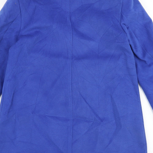 Marks and Spencer Womens Blue Jacket Size 8 Button