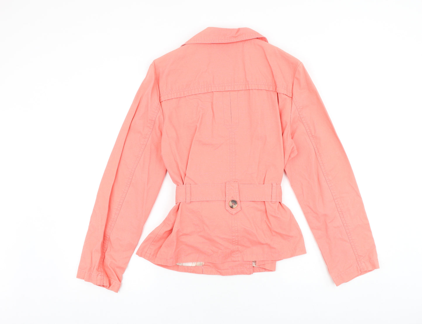 Debenhams Womens Pink Jacket Size 14 Button