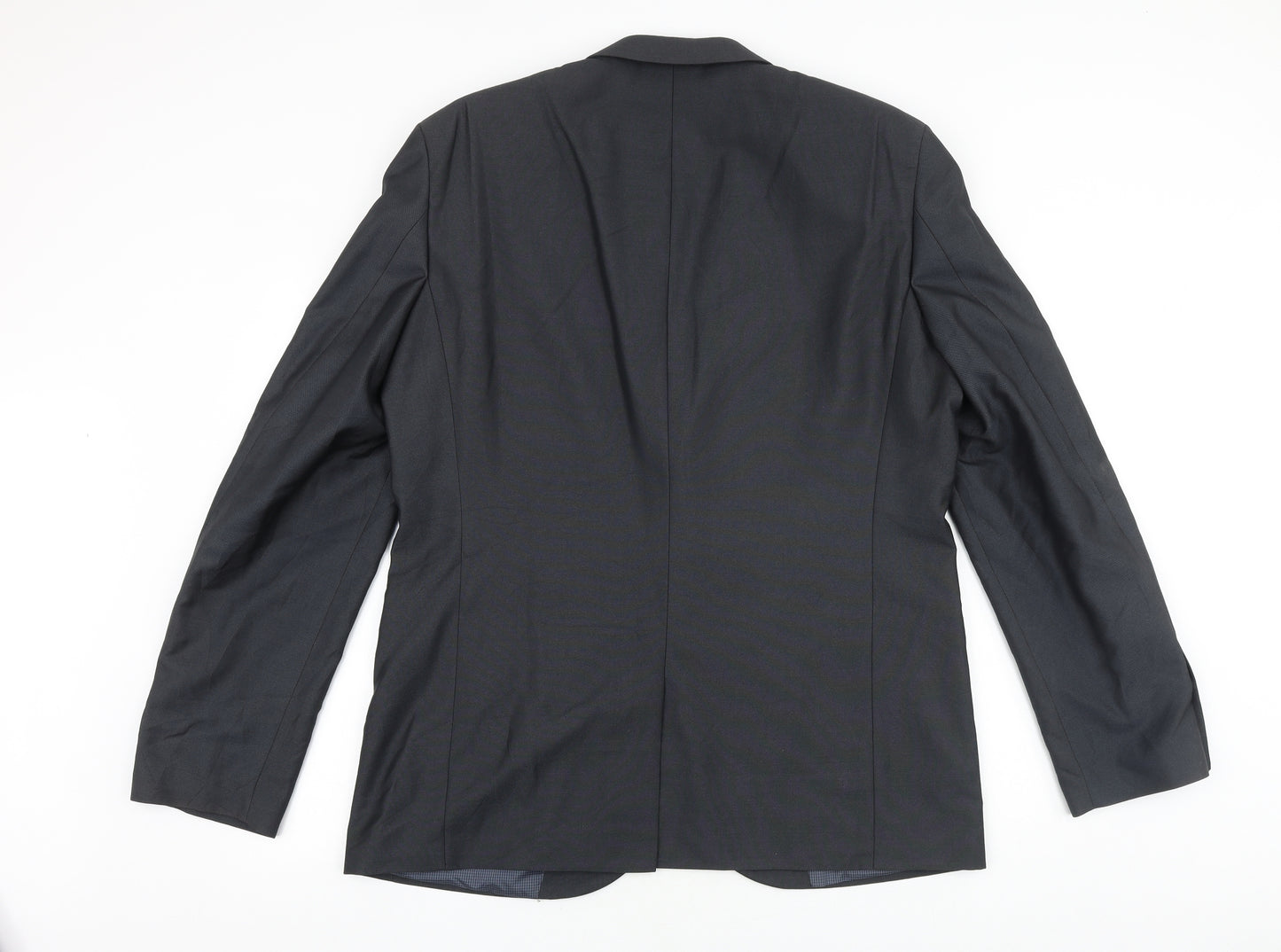 NEXT Mens Grey Polyester Jacket Suit Jacket Size 44 Regular