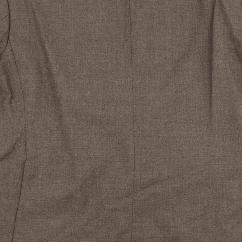 Guards London Mens Brown Polyester Jacket Suit Jacket Size 38 Regular