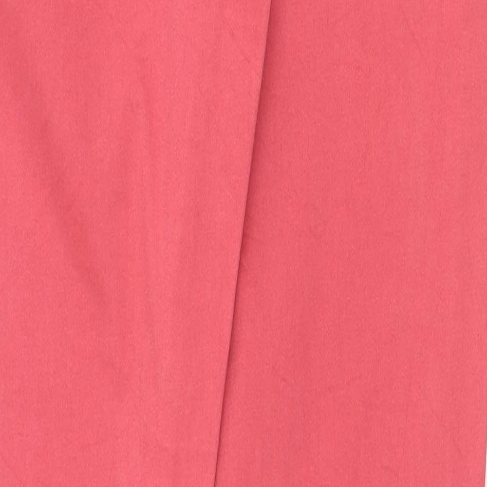 George Womens Pink Cotton Skinny Jeans Size 12 Regular Zip
