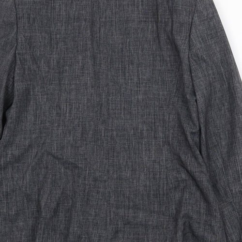 Papaya Womens Grey Jacket Blazer Size 12 Button