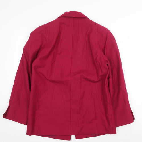 Planet Womens Pink Jacket Blazer Size 10 Button