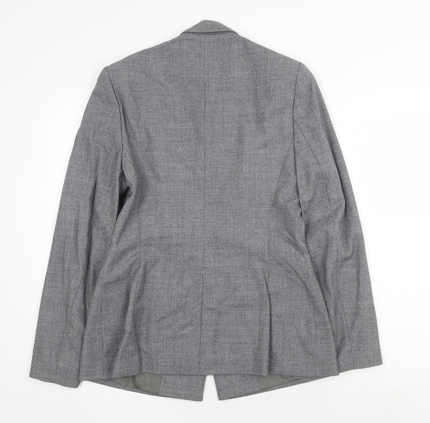NEXT Womens Grey Jacket Blazer Size 10 Button