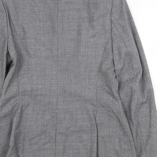 NEXT Womens Grey Jacket Blazer Size 10 Button