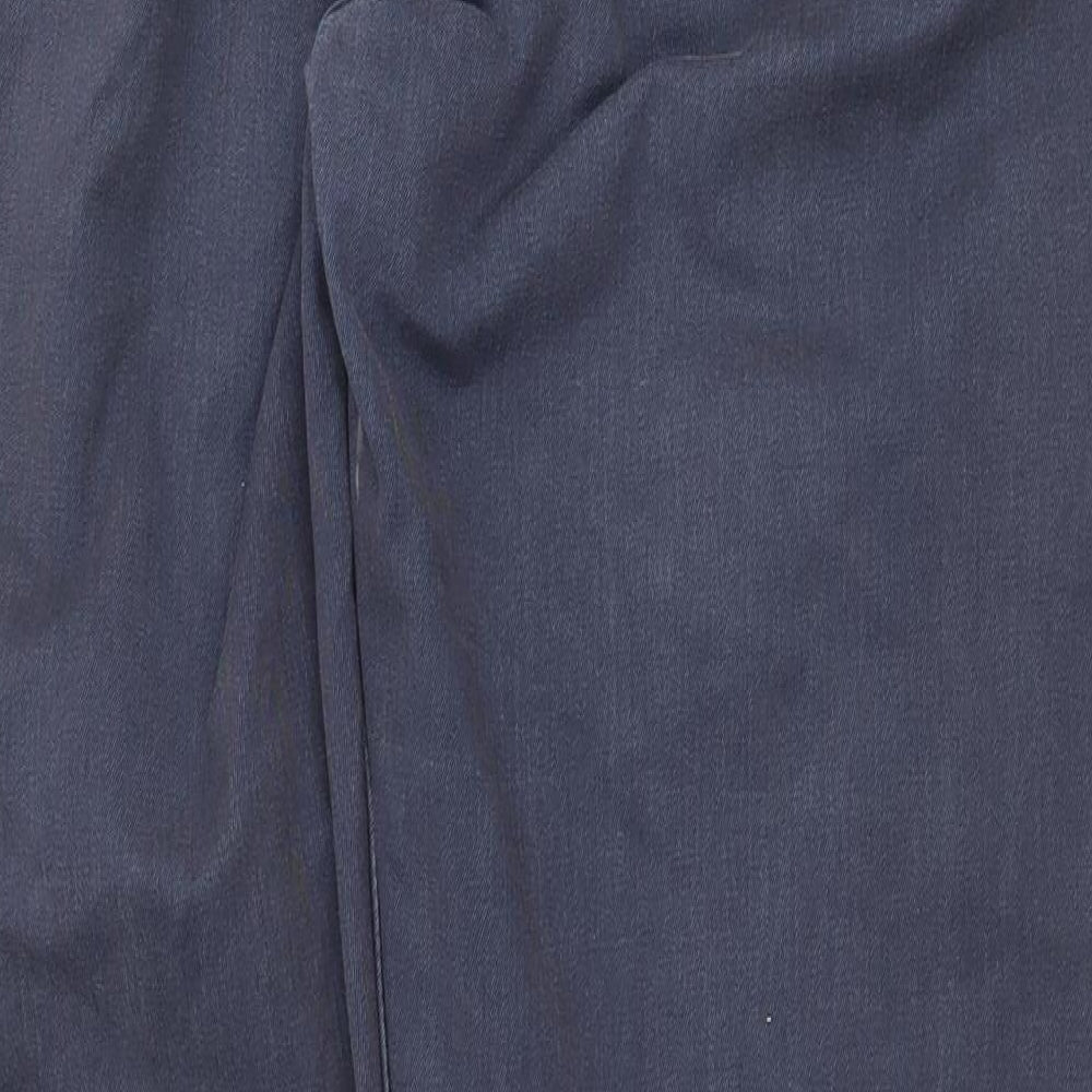 Fat Face Mens Blue Cotton Chino Trousers Size 36 in Regular Zip