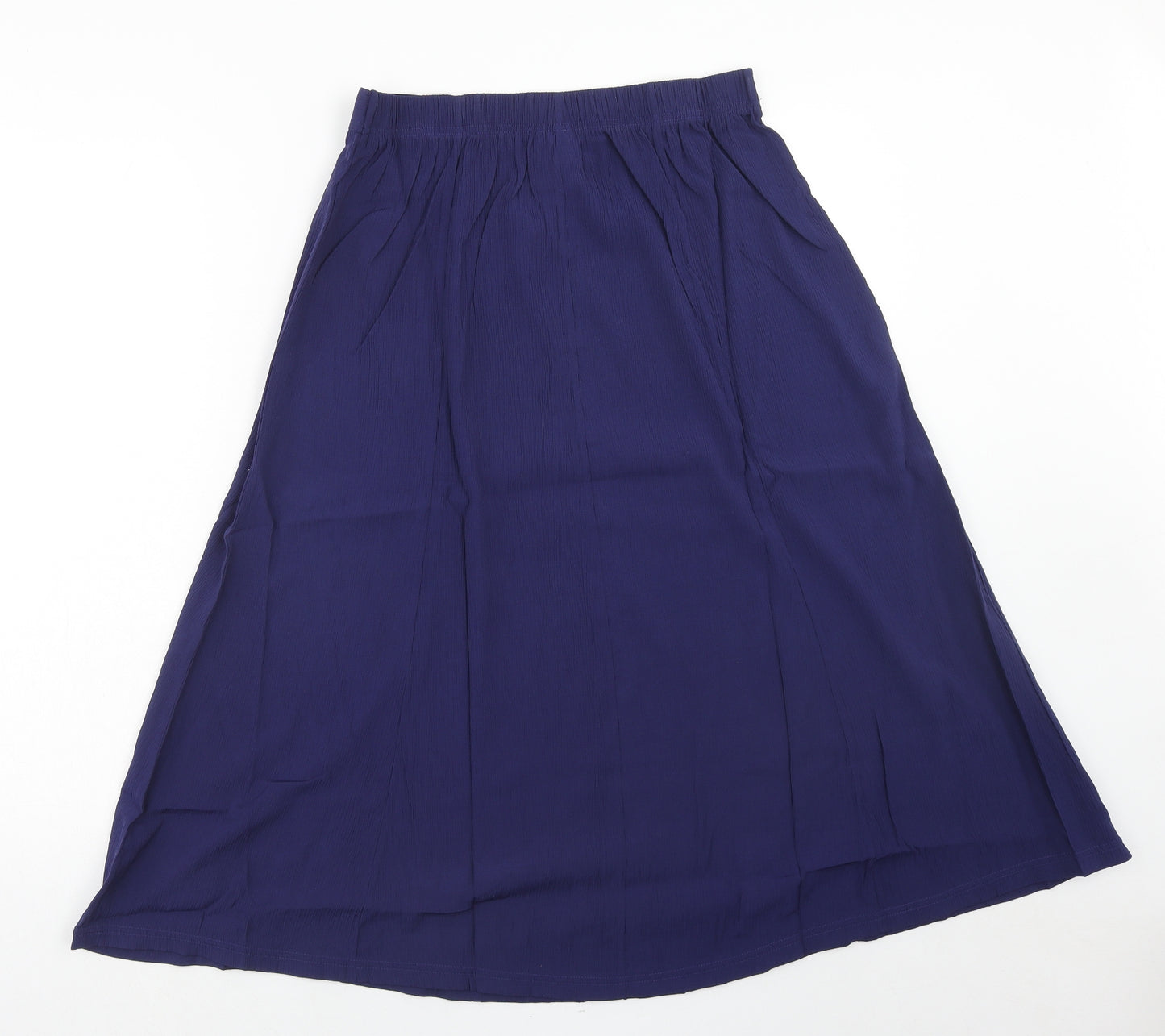 Being Casual Womens Purple Viscose A-Line Skirt Size 12
