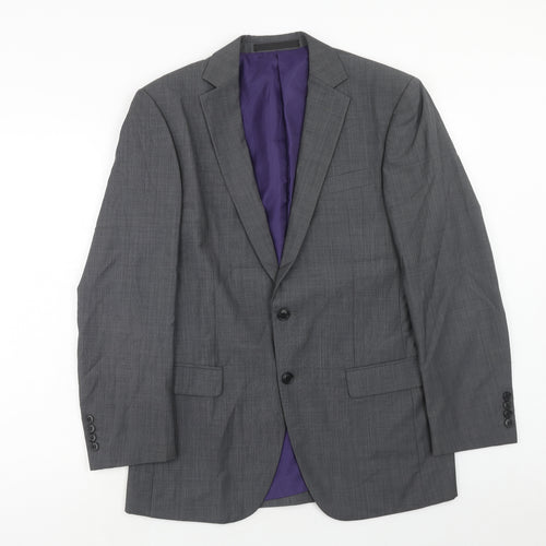 Marks and Spencer Mens Grey Wool Jacket Suit Jacket Size 38 Regular