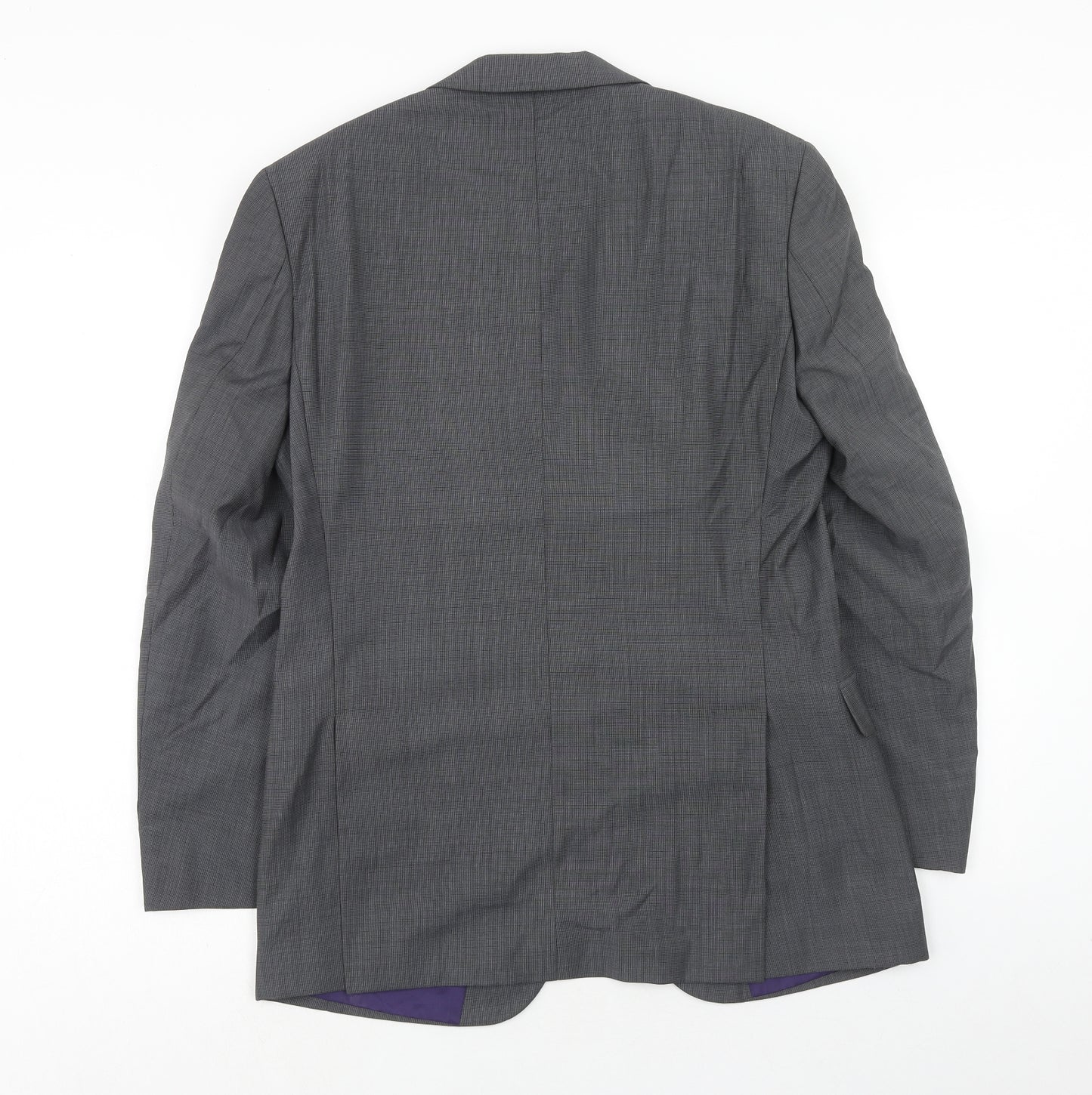 Marks and Spencer Mens Grey Wool Jacket Suit Jacket Size 38 Regular
