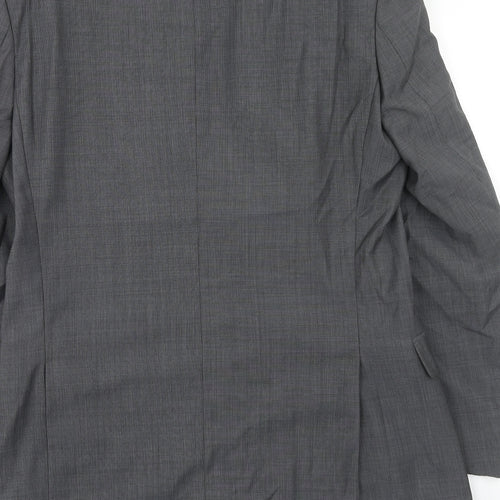 Marks and Spencer Mens Grey Wool Jacket Suit Jacket Size 38 Regular