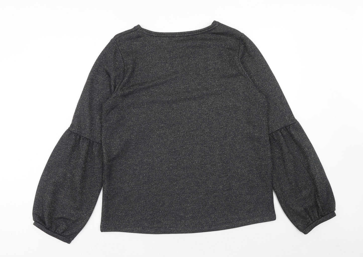 Miss Etam Womens Black Polyester Pullover Sweatshirt Size L Pullover - Birds