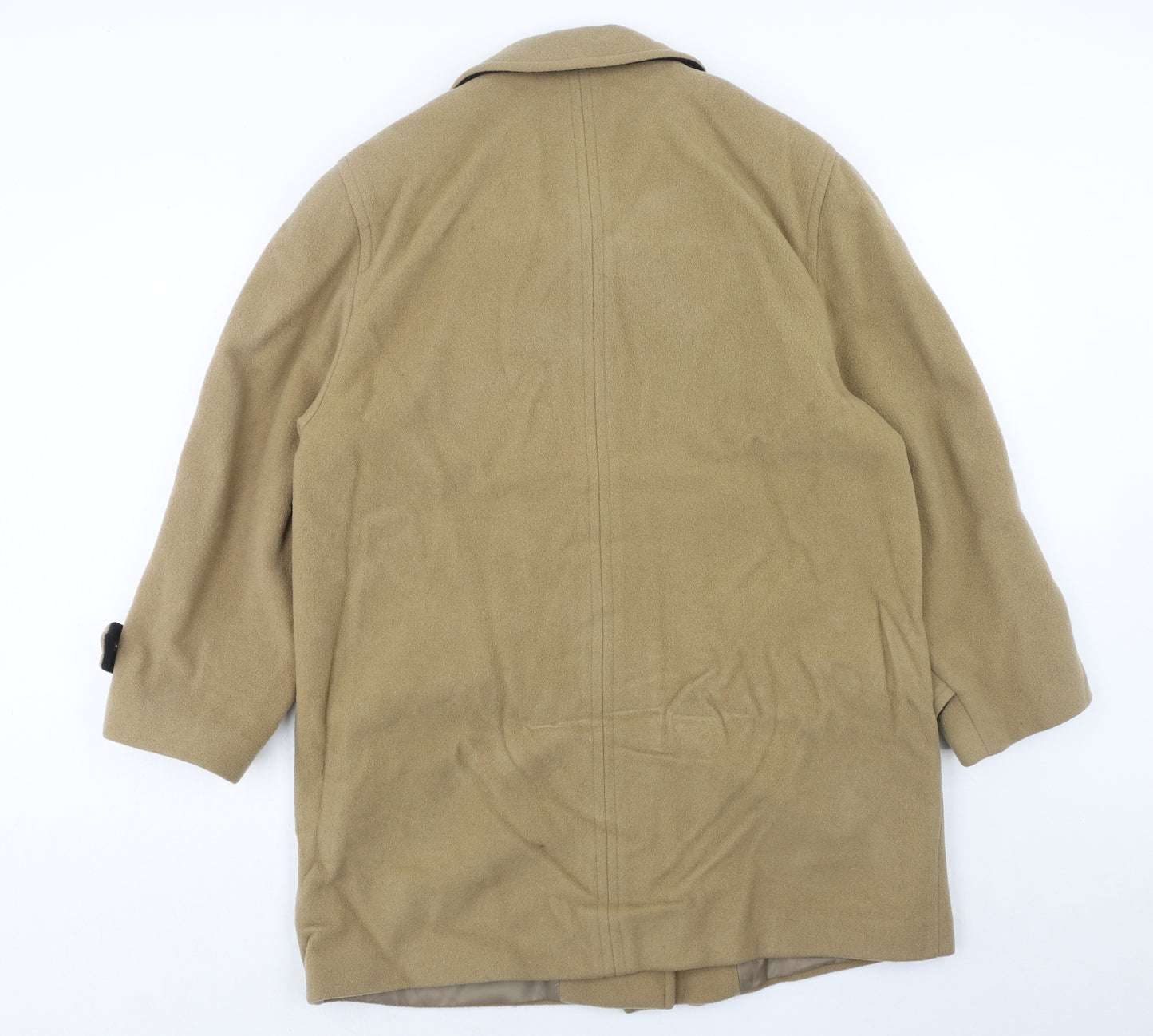 Classics Womens Brown Overcoat Coat Size 16 Button