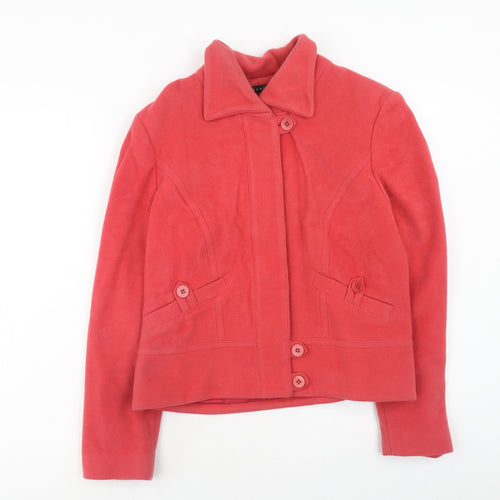 Mandolin Womens Pink Jacket Size 12 Button