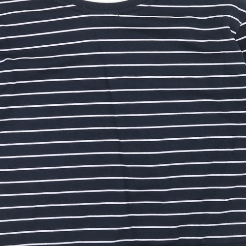Primark Womens Blue Striped Cotton Pullover Sweatshirt Size 6 Pullover