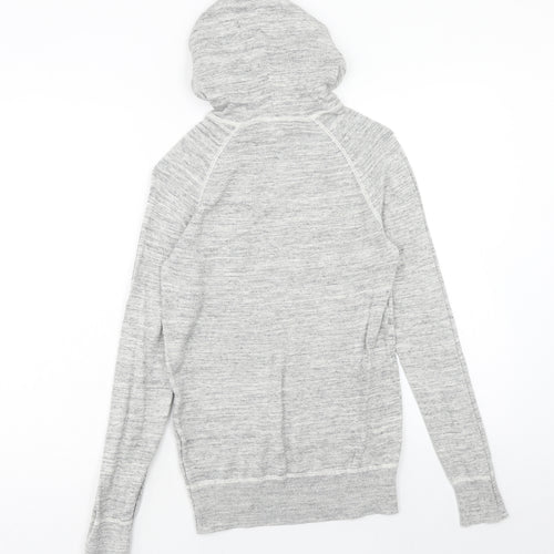 H&M Womens Grey Cotton Pullover Hoodie Size XS Pullover