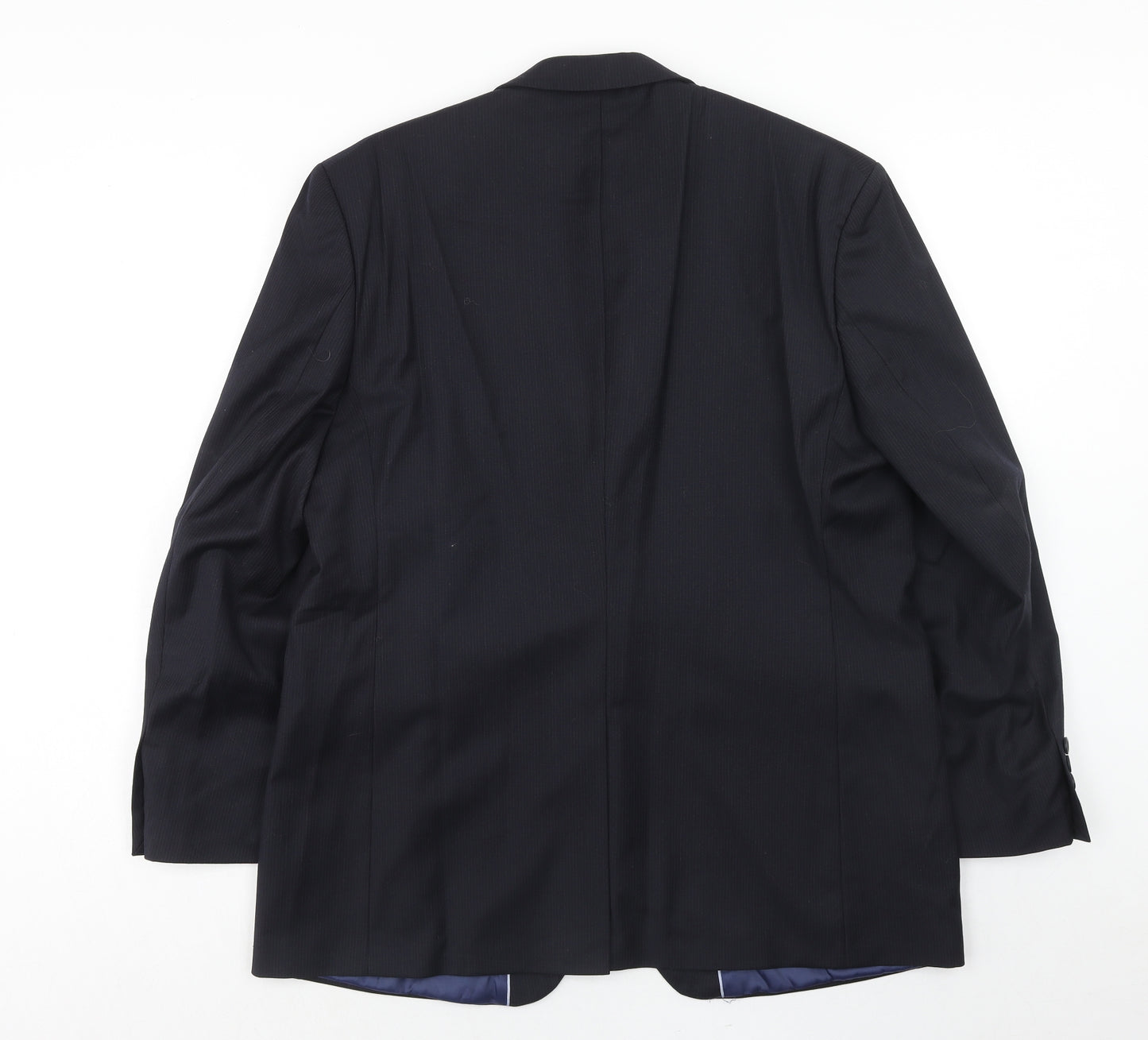 BHS Mens Blue Wool Jacket Suit Jacket Size 44 Regular