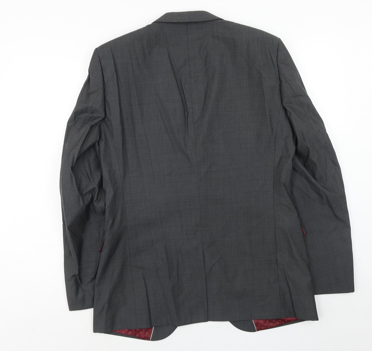 NEXT Mens Grey Wool Jacket Suit Jacket Size 40 Regular
