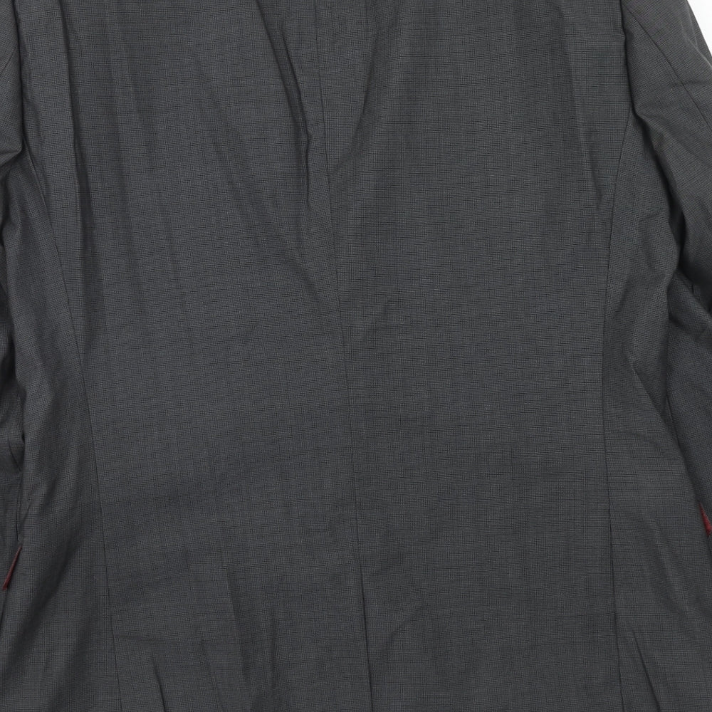 NEXT Mens Grey Wool Jacket Suit Jacket Size 40 Regular