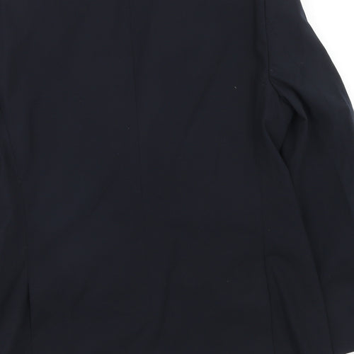 Park Avenue Mens Blue Wool Jacket Suit Jacket Size 36 Regular