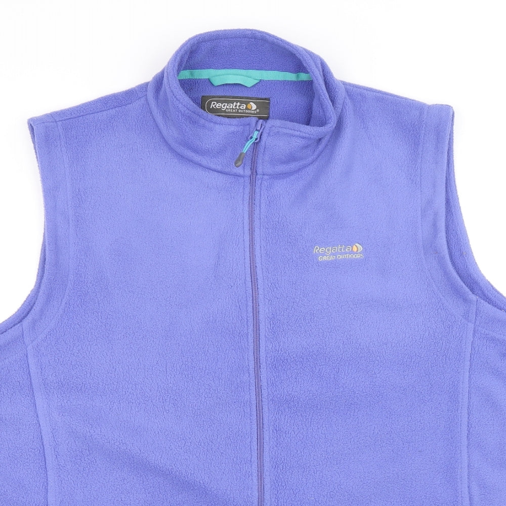 Regatta Womens Purple Gilet Jacket Size 20 Zip