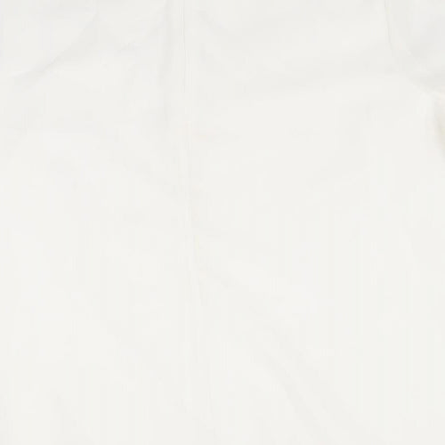 Limited Edition Womens White Polyester Basic T-Shirt Size 14 Scoop Neck