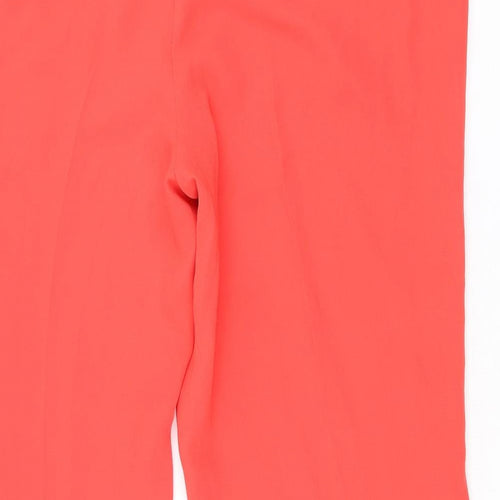 Savoir Womens Red Polyester Cropped Trousers Size 20 Regular