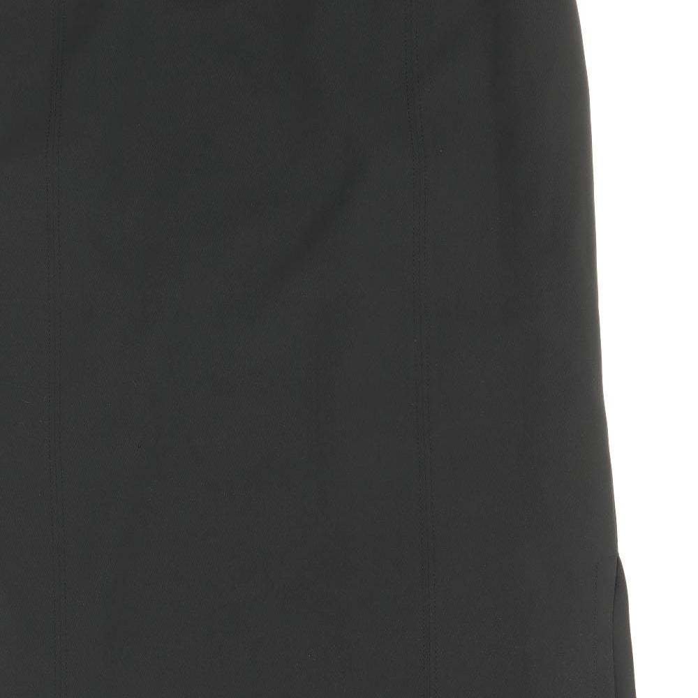 ELVI Womens Green Polyester Straight & Pencil Skirt Size 18 Zip