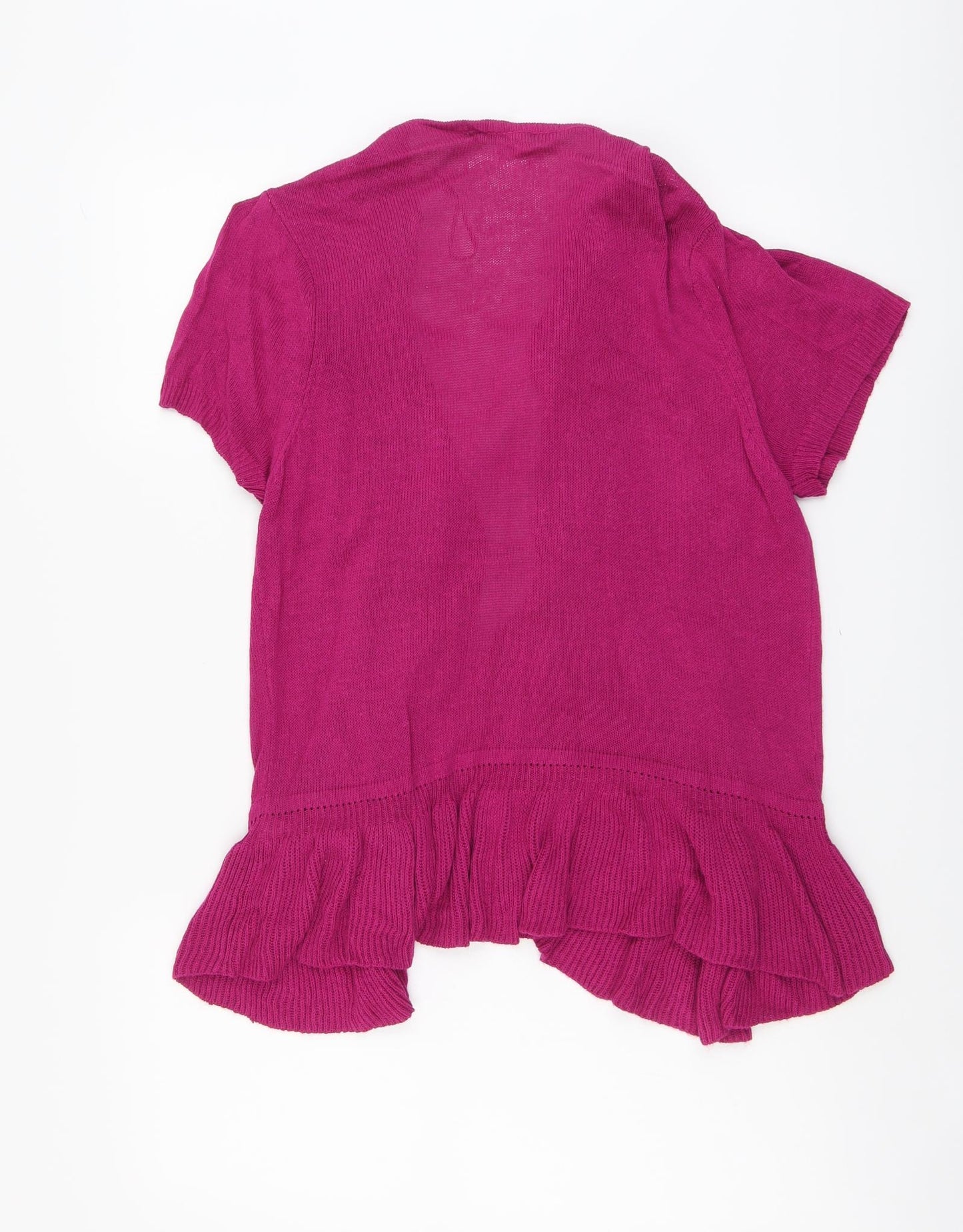 Savoir Womens Purple V-Neck Viscose Cardigan Jumper Size 20