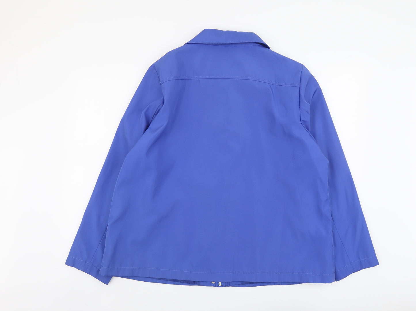 Bonmarché Womens Blue Jacket Size L Zip