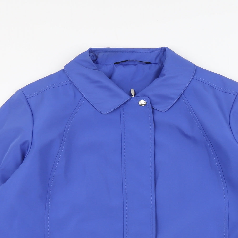 Bonmarché Womens Blue Jacket Size L Zip