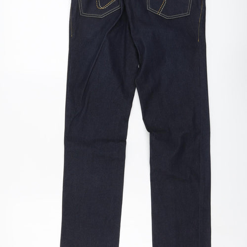 mamas & papas Womens Blue Cotton Jegging Jeans Size 8 L31 in Regular