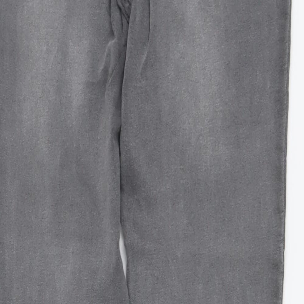 Promod Womens Grey Cotton Skinny Jeans Size 32 in L32 in Regular Button