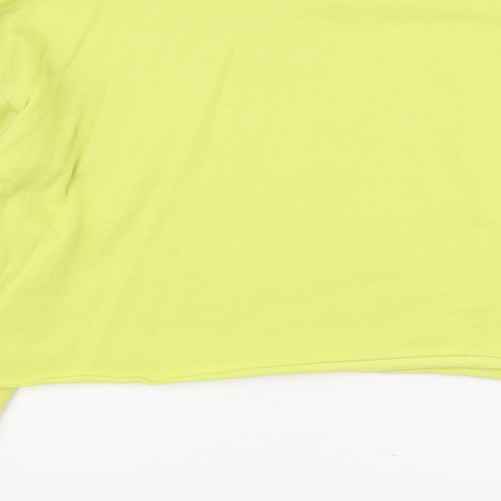 Wild Fable Womens Yellow Cotton Pullover Sweatshirt Size L Pullover - Cali