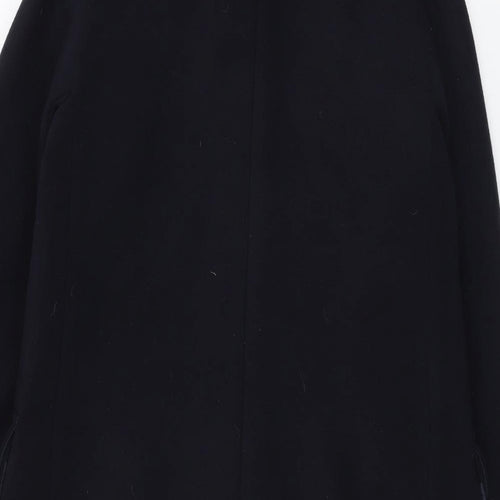 Dorothy Perkins Womens Blue Overcoat Coat Size 10 Zip