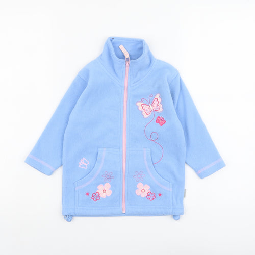 JPW Junior Girls Blue Jacket Size 2 Years Zip