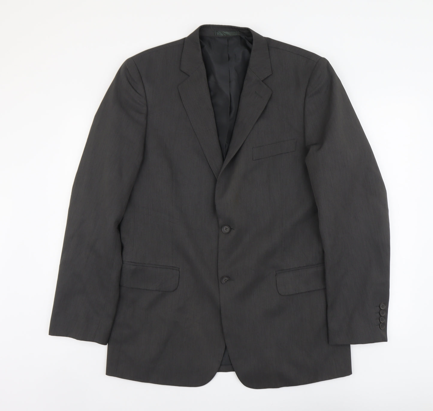 Taylor & Wright Mens Grey Polyester Jacket Suit Jacket Size M Regular