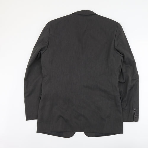 Taylor & Wright Mens Grey Polyester Jacket Suit Jacket Size M Regular