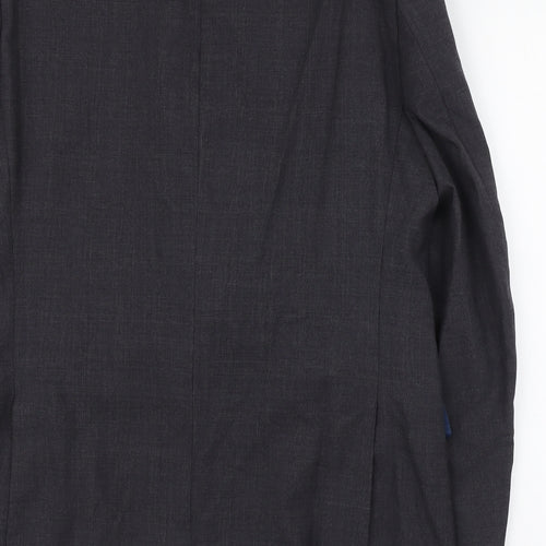 Marks and Spencer Mens Blue Wool Jacket Suit Jacket Size M Regular