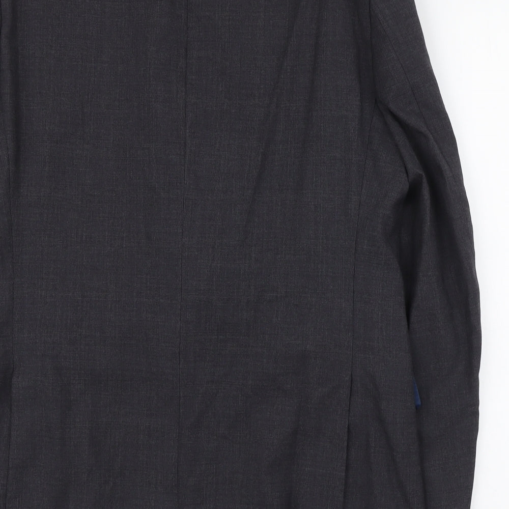 Marks and Spencer Mens Blue Wool Jacket Suit Jacket Size M Regular