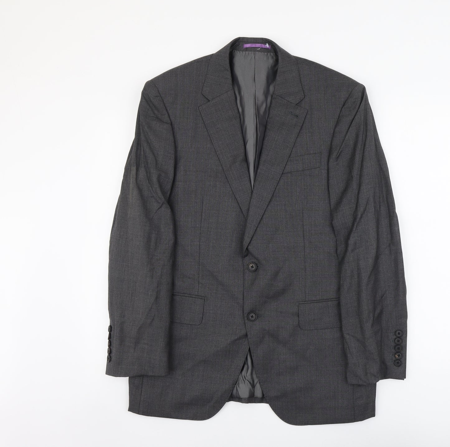 NEXT Mens Grey Wool Jacket Suit Jacket Size S Regular