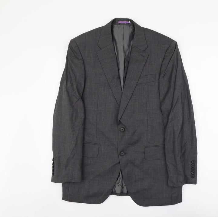 NEXT Mens Grey Wool Jacket Suit Jacket Size S Regular