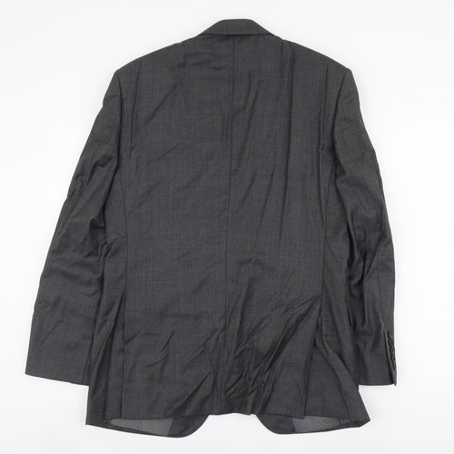 NEXT Mens Grey Wool Jacket Suit Jacket Size S Regular