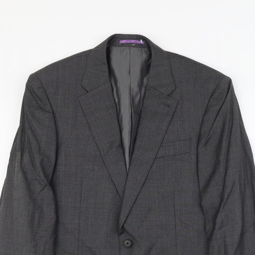 NEXT Mens Grey Wool Jacket Suit Jacket Size S Regular