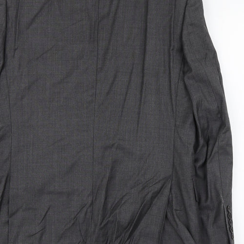 NEXT Mens Grey Wool Jacket Suit Jacket Size S Regular