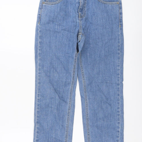 Dr. Denim Womens Blue Cotton Straight Jeans Size 26 in L26 in Regular Button
